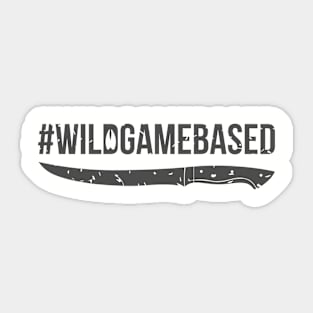 Wild Game Based Logo - Black Sticker